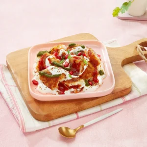 Aloo tikki with choley